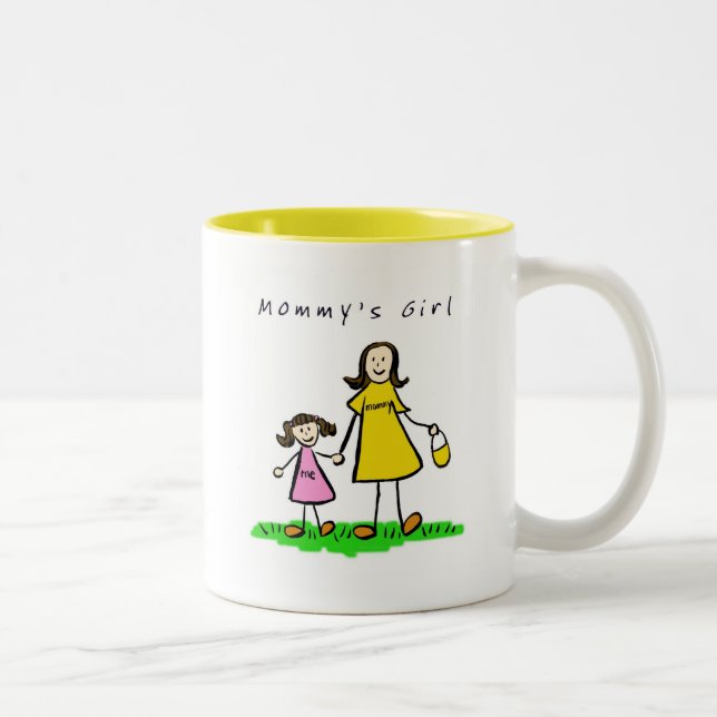 Mommy & Me Mug (Brunette with Title) (Right)