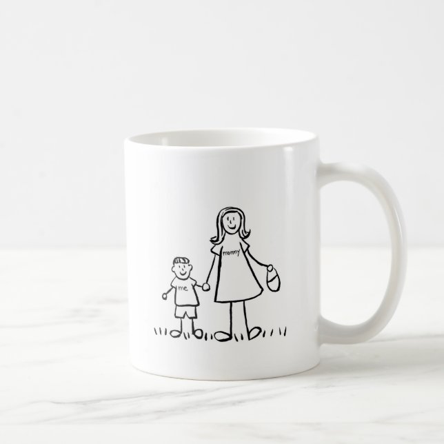 Mommy & Me Mug (Drawing with No Title) (Right)