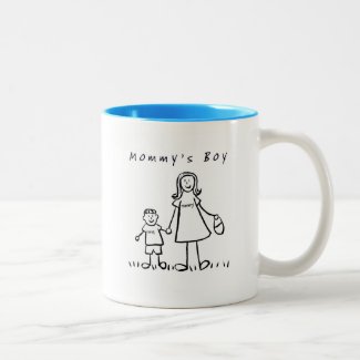 Mommy & Me Mug(Drawing with Title) Two-Tone Coffee Mug
