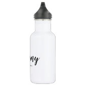 Mommy | Modern Mom Kids Names Mother's Day Stainless Steel Water Bottle (Right)