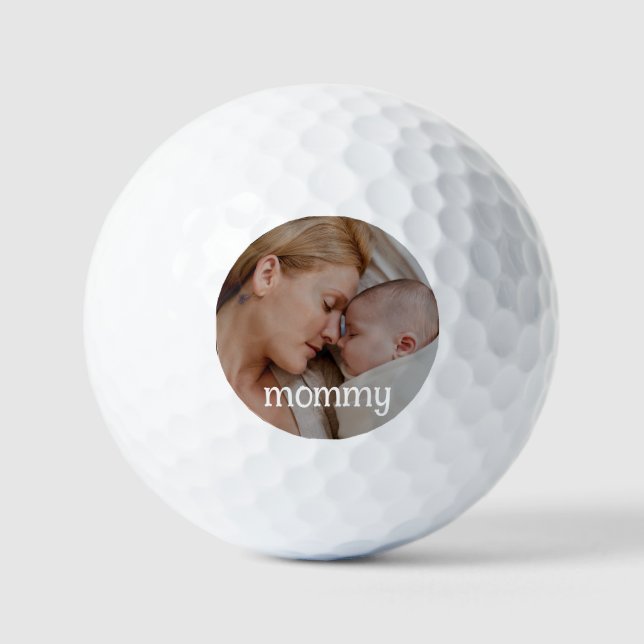 Mommy mothers day Custom photo  Golf Balls (Front)