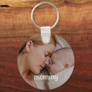 Mommy mothers day Custom photo Keychain