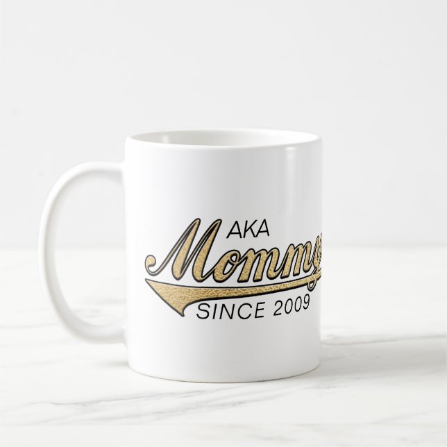 Mommy Mug "AKA Mommy Since..." (Left)