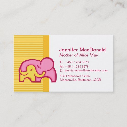 Mommy  mummy  calling information cards