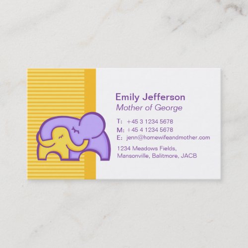 Mommy  mummy  calling information cards