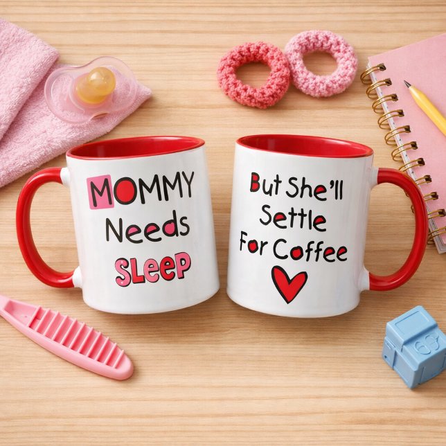 Mommy Needs Sleep Coffee Mug (Creator Uploaded)