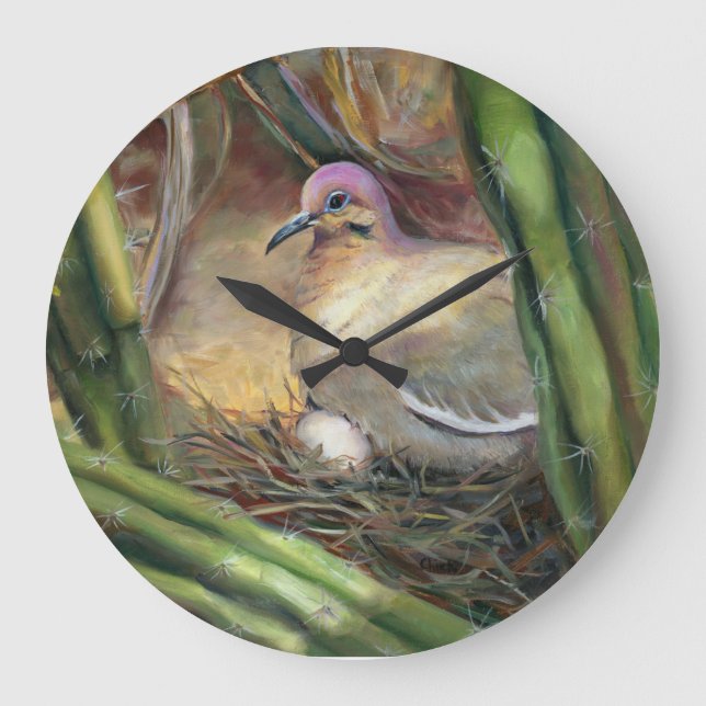 Mommy Nesting Large Clock (Front)