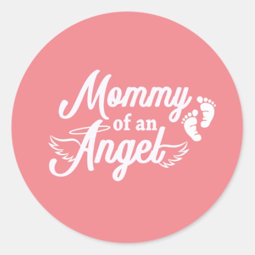 Mommy of an Angel Miscarriage Stickers