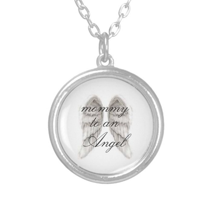 mommy of an angel necklace