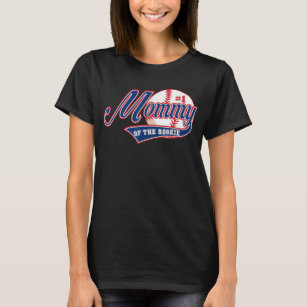 Mommy of Rookie 1st Birthday Baseball Theme Matchi T-Shirt