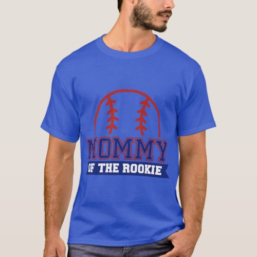 Mommy of Rookie 1st Birthday Baseball Theme Matchi T_Shirt