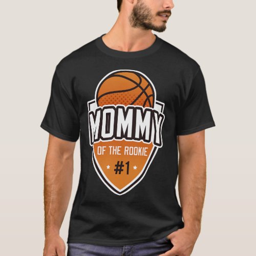 Mommy of Rookie 1st Birthday Basketball Party Matc T_Shirt