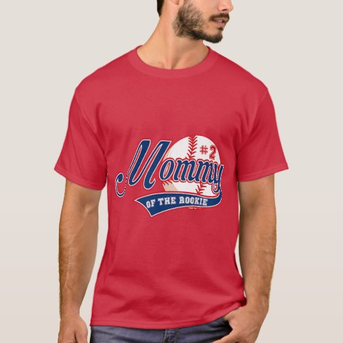 Mommy of Rookie 2nd Birthday Baseball Theme Matchi T_Shirt