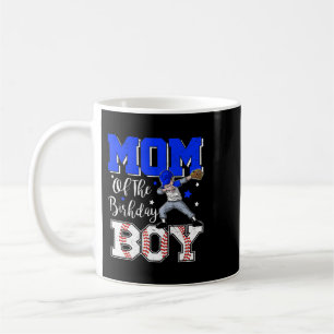 Mommy Of The Birthday Boy Baseball Softball Mother Coffee Mug