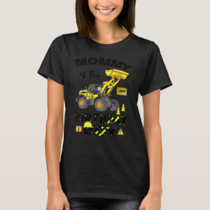 Mommy Of The Birthday Boy Construction Birthday Ye T-Shirt