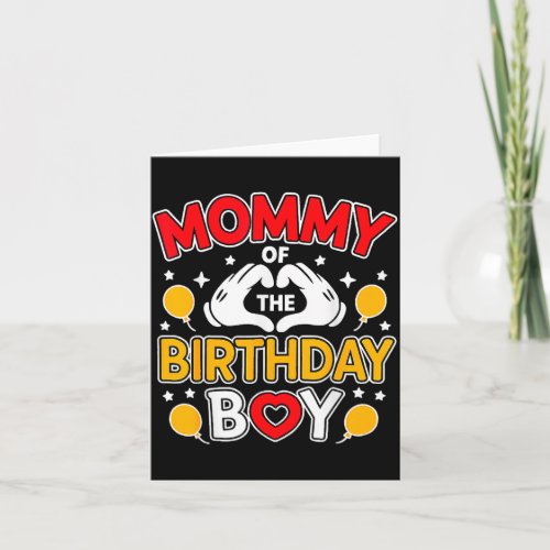 Mommy Of The Birthday Boy Family Party Birthday 