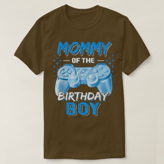 Mommy of the Birthday Boy Matching Video Game Birt T-Shirt (Design Front)