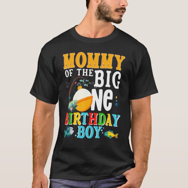 Mommy Of The Birthday Boy O Fish Ally One Birthday T-Shirt (Front)