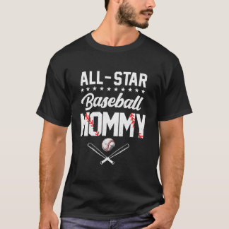 Mommy Of The Birthday Boy Shirt All Star Baseball