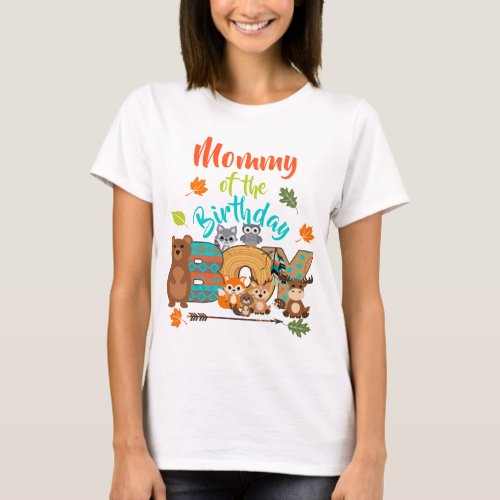 Mommy of the Birthday Boy Woodland Arrow T_Shirt