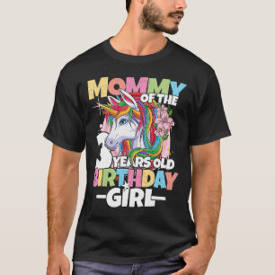 Mommy of the birthday girl 3rd birthday daughter T-Shirt