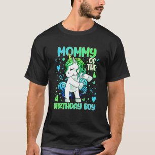 Mommy of the Birthday Party Princess Dabbing Unico T-Shirt