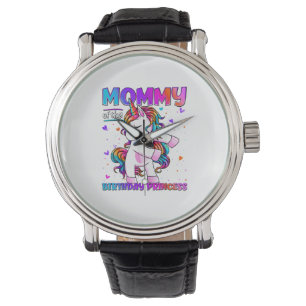 Mommy of the Birthday Princess Girl Flossing Unico Watch