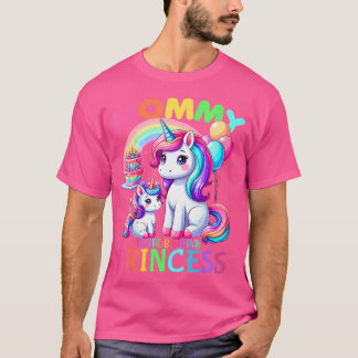 Mommy Of The Birthday Princess Unicorn Mom T-Shirt