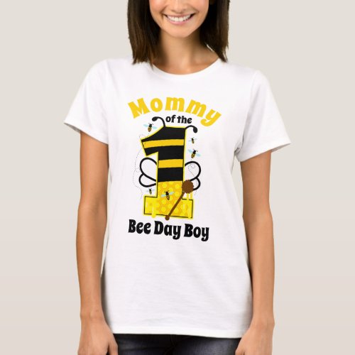 Mommy of the First Birthday Bee T_Shirt