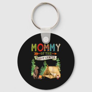 Mommy Of The Happy Camper First Birthday Camng Keychain