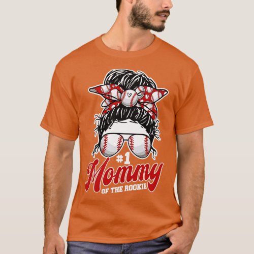 mommy of the little rookie 1st Birthday Baseball   T_Shirt