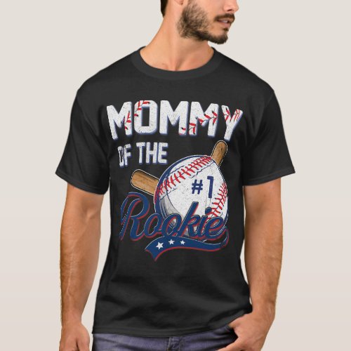 Mommy of The Rookie 1 Years old Team 1st Birthday  T_Shirt