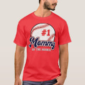 Sports LEGENDZ Funny Vintage Baseball Mommy of The Rookie T-Shirt