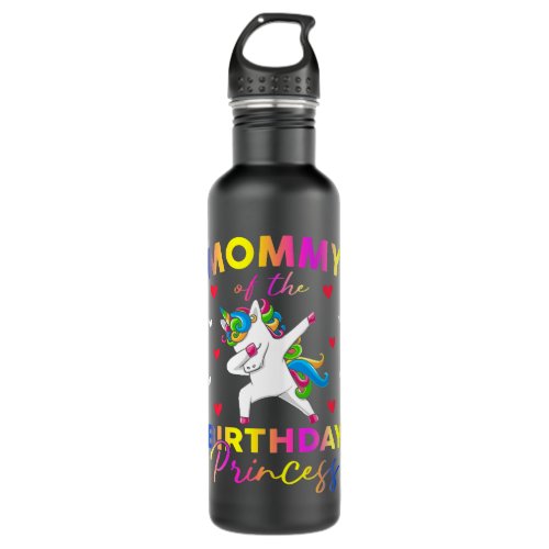 Mommy of the Shark Birthday Mom Matching Family Stainless Steel Water Bottle