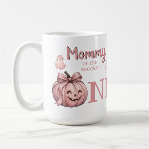 Mommy of the Spooky One Cute Pinkoween Ghost Coffee Mug