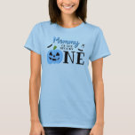 Mommy Of The Spooky One Halloween 1st Birthday T-Shirt<br><div class="desc">Celebrate in style with this trendy 1st birthday party t-shirt. The design is easy to personalize with your own wording and your party guests will be thrilled to see you wear this t-shirt to celebrate your little ones 1st birthday. Matching party items can be found in the collection.</div>