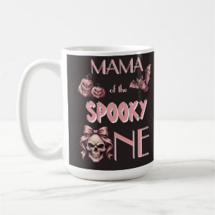Mommy of the Spooky One Pinkoween Skull & Bat Coffee Mug