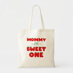 Mommy Of The Sweet One Strawberry Birthday Berry F Tote Bag