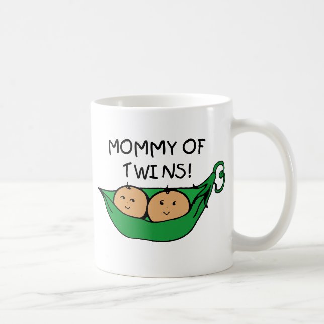 Mommy of Twin Pod Coffee Mug (Right)