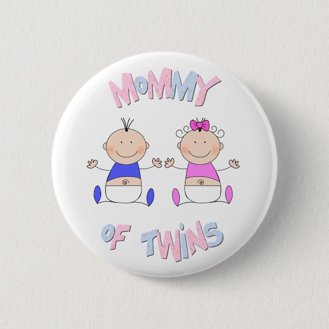 Mommy of Twins Button (Front)