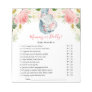 Mommy or Daddy Guess who said it baby shower game Notepad