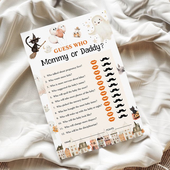 Mommy or Daddy, Halloween Guest Who Game (Creator Uploaded)