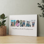 Mommy Photo Collage Canvas<br><div class="desc">This is a photo collage that spells out the word MOMMY along with a custom message. This is the perfect gift for mom for mother's day,  her birthday or Christmas.</div>
