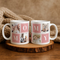 Mommy Photo Collage Custom Giant Coffee Mug