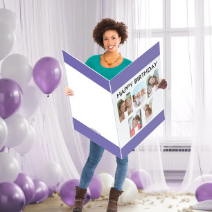 MOMMY Photo Letter Collage Giant Birthday Card