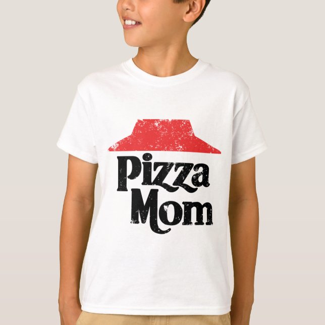 Mommy Pizza Chef Funny Food Pun  T-Shirt (Front)