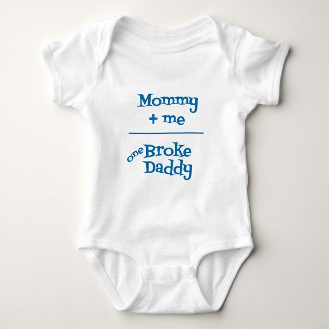 Mommy Plus Me Shirt (Blue) (Front)