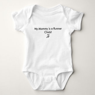 Mommy Runner Chick! Baby Bodysuit