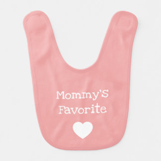 Mommy’s Favorite Pink Baby Bib