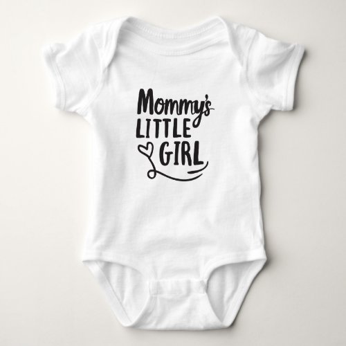 Mommys Little Girl New Mom Designs Girl Design Baby Bodysuit